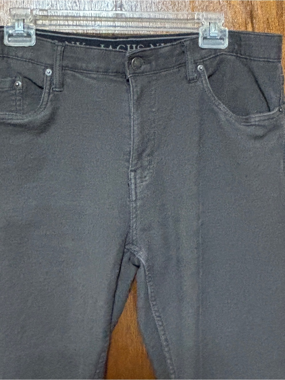 Jachs NY Men's Gray Stretch Chinos — Classic Everyday Fit 36x30